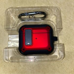 Air pod 3 case skin red